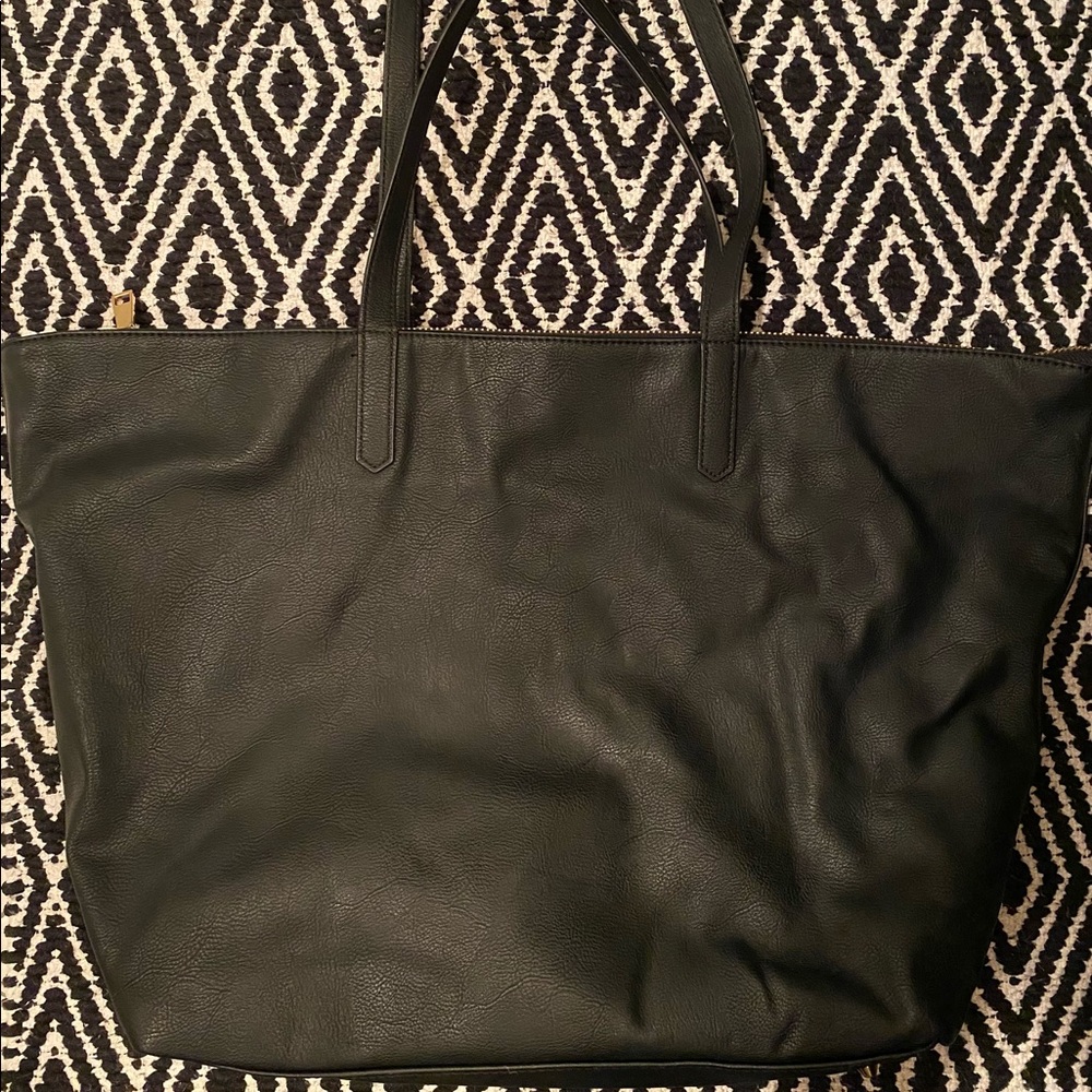 Pottery Barn Kids vegan leather diaper bag